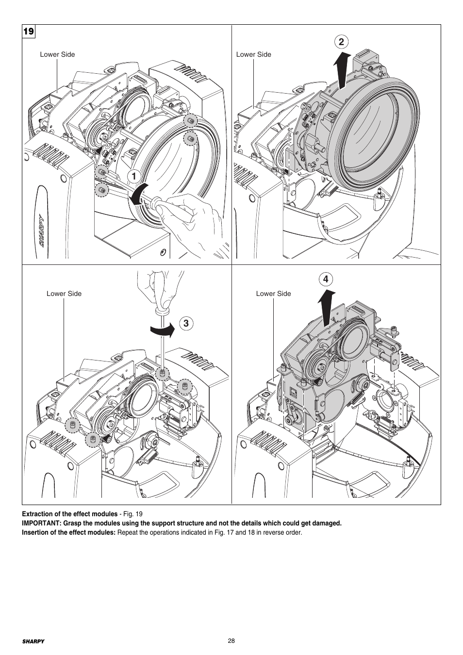 Clay Paky SHARPY User Manual | Page 28 / 36