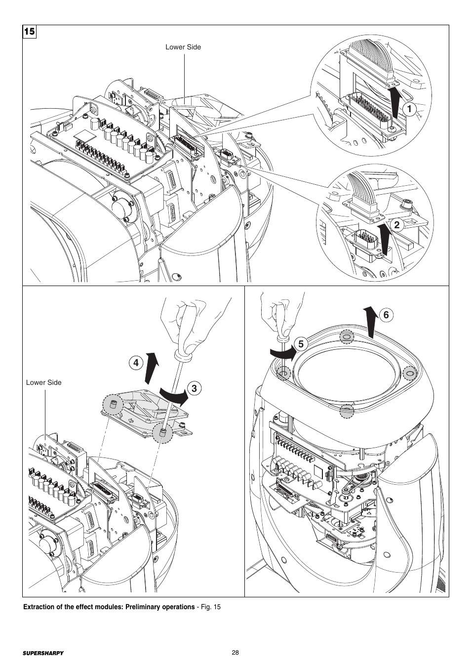 Clay Paky SUPERSHARPY User Manual | Page 28 / 44