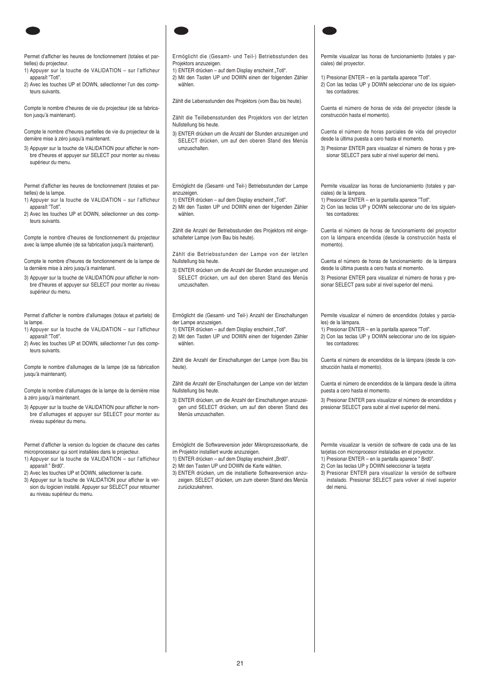 Clay Paky STAGE LIGHT 300 AE User Manual | Page 21 / 36