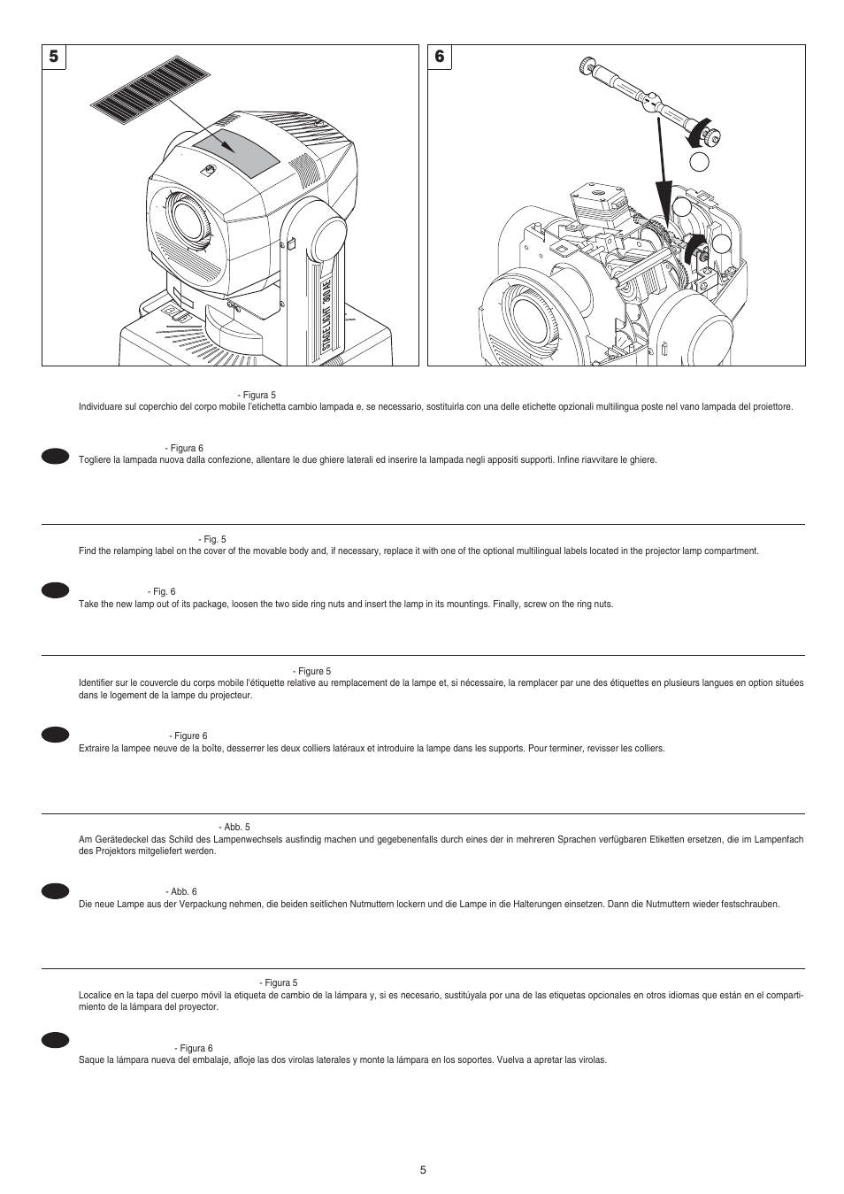 Clay Paky STAGE LIGHT 300 AE User Manual | Page 5 / 36