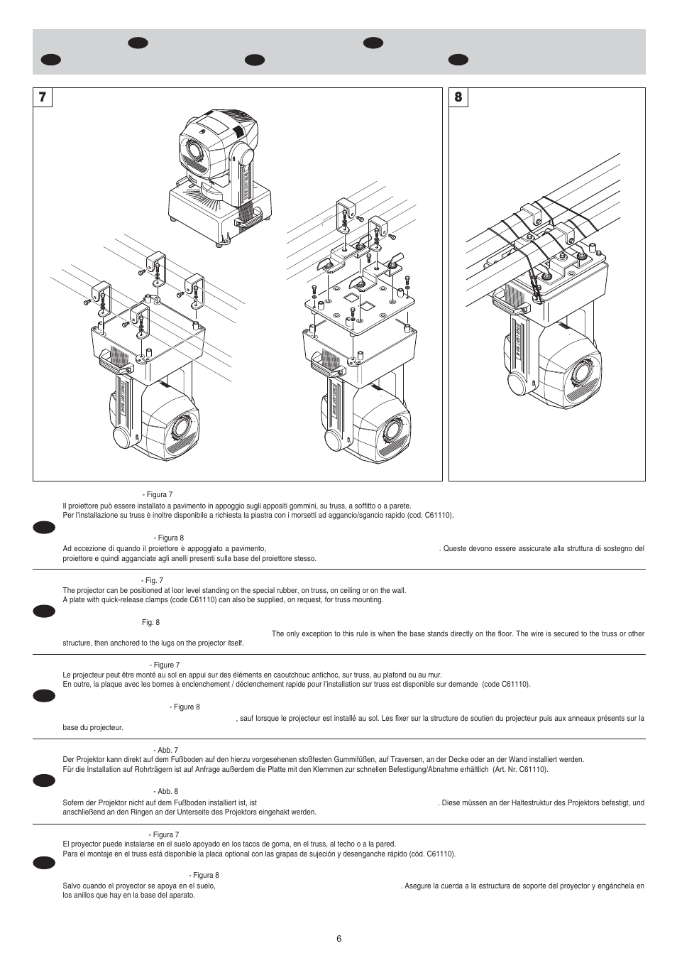 Clay Paky STAGE LIGHT 300 AE User Manual | Page 6 / 36