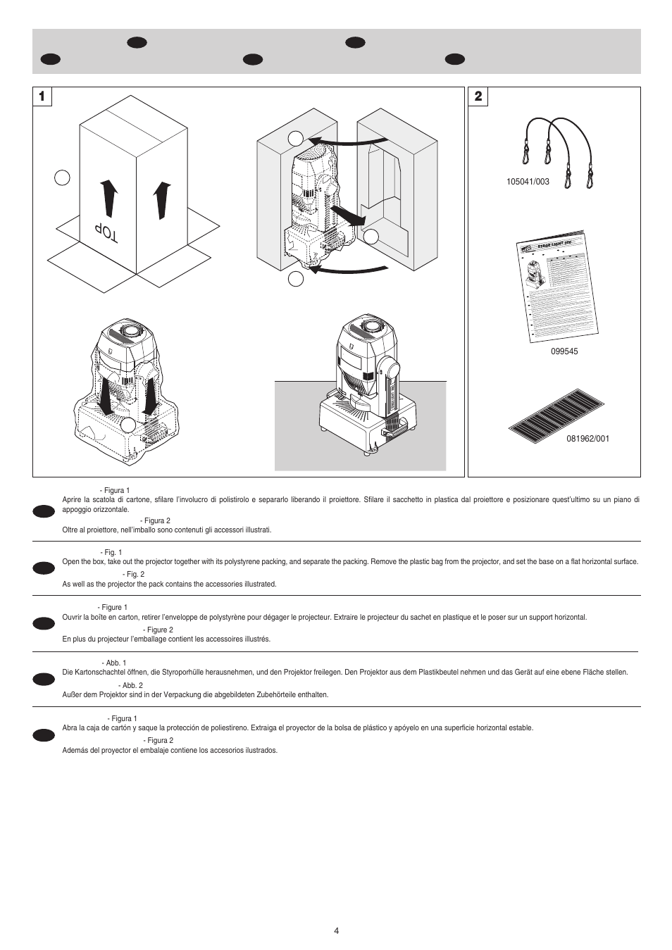 Clay Paky STAGE LIGHT 300 User Manual | Page 4 / 19