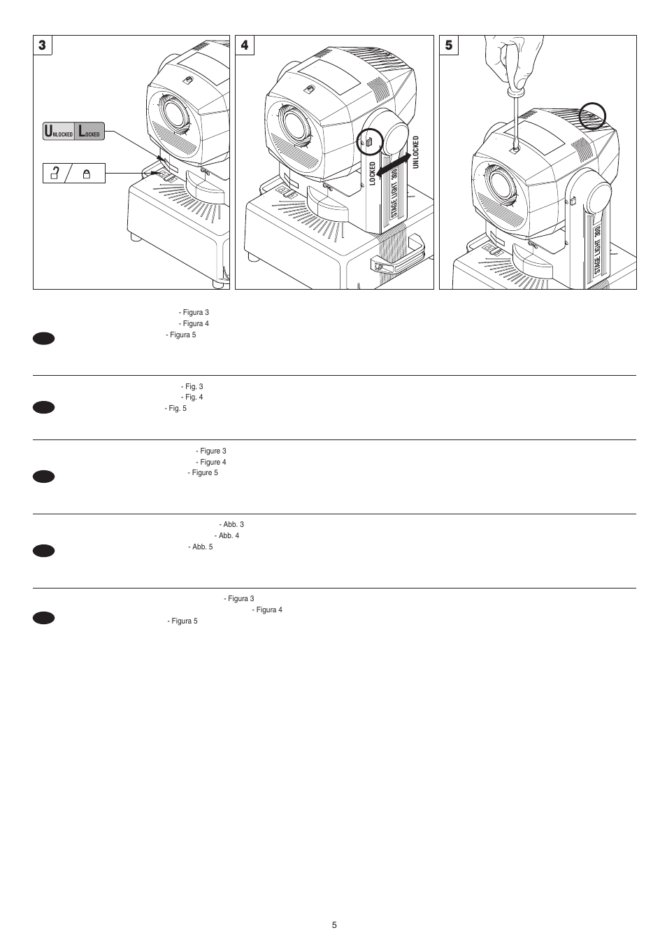 Clay Paky STAGE LIGHT 300 User Manual | Page 5 / 19