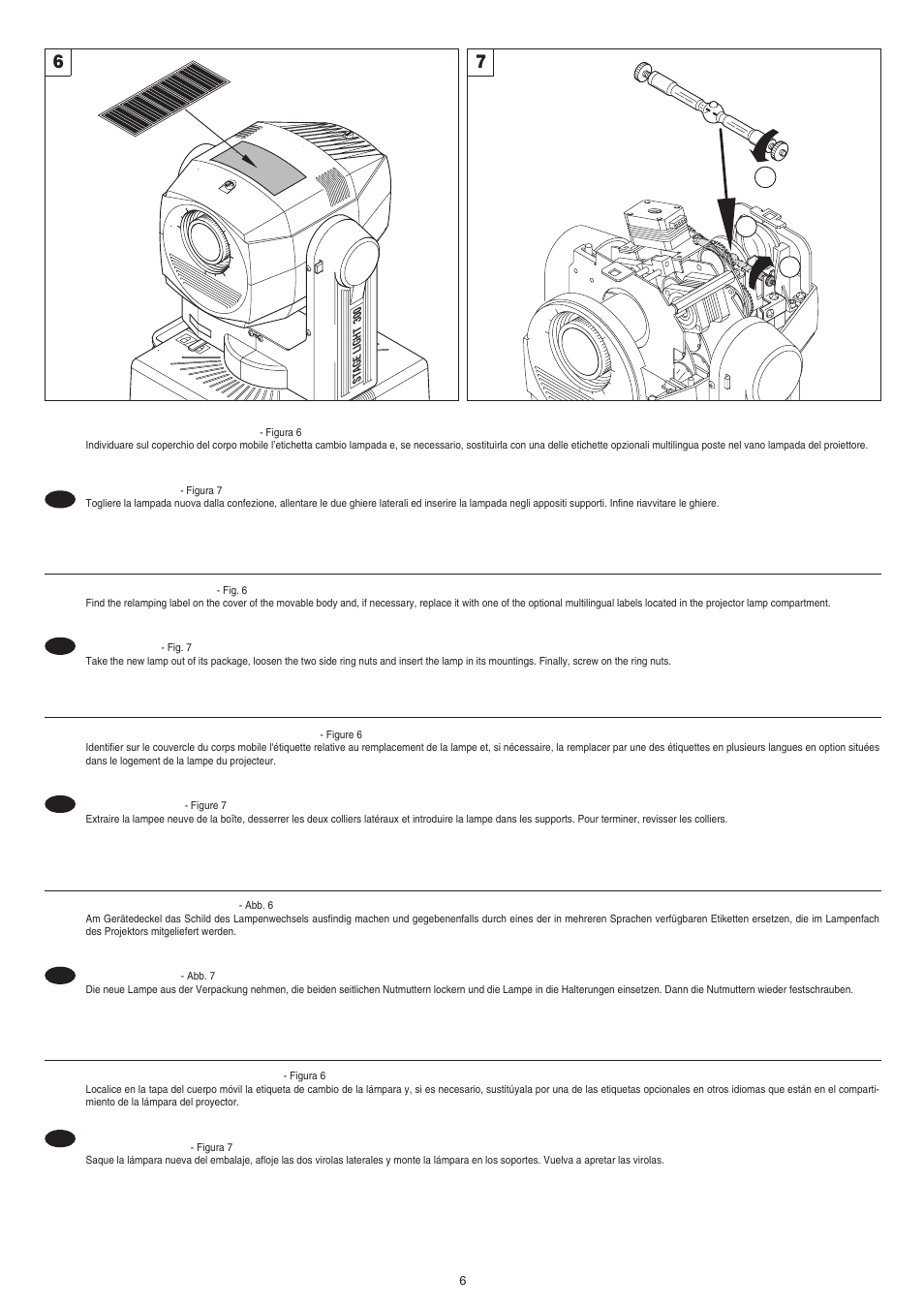 Clay Paky STAGE LIGHT 300 User Manual | Page 6 / 19