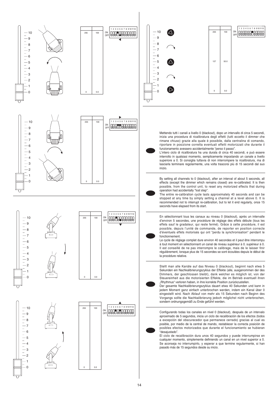 Clay Paky STAGE ZOOM 1200 SV User Manual | Page 14 / 24