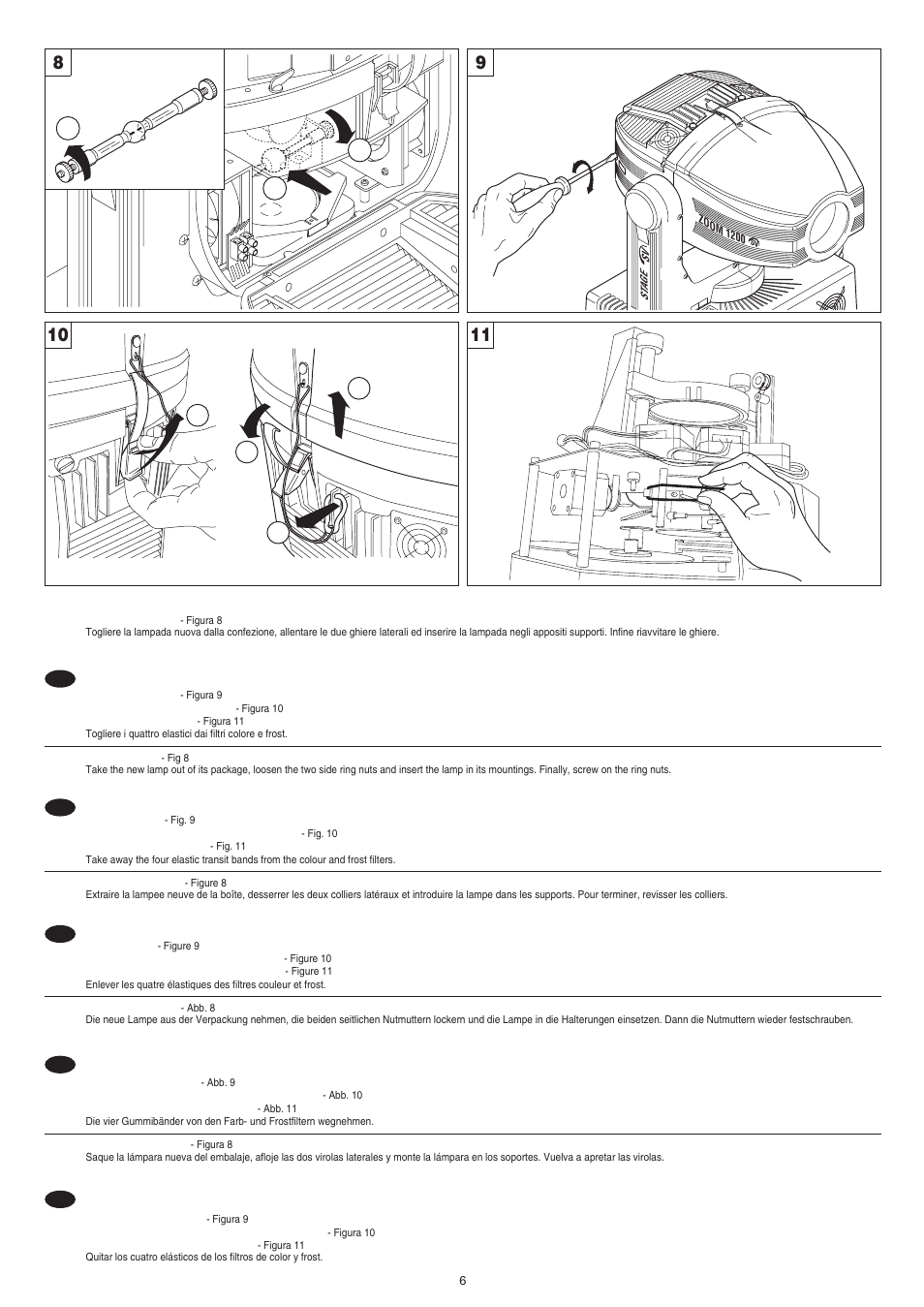 Clay Paky STAGE ZOOM 1200 SV User Manual | Page 6 / 24