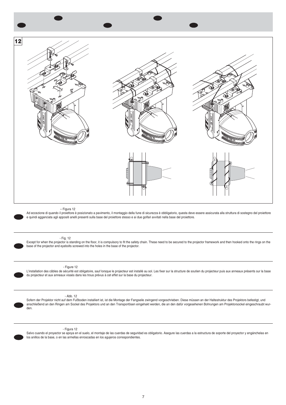 Clay Paky STAGE ZOOM 1200 SV User Manual | Page 7 / 24