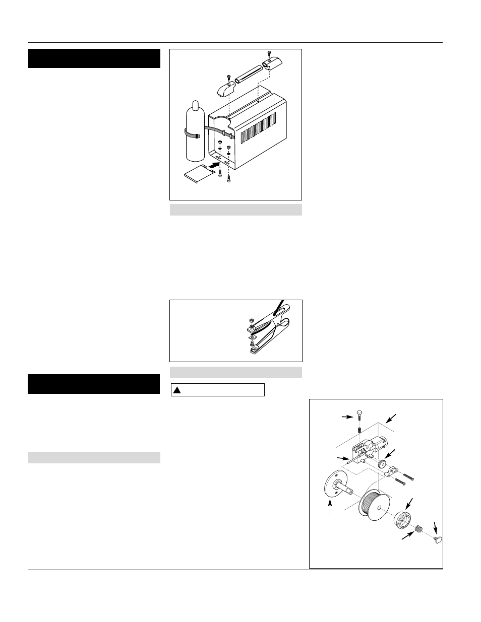Montage, Installation, Soudeur à l’arc alimenté en fil | Avertissement | Campbell Hausfeld WG2020 User Manual | Page 16 / 36
