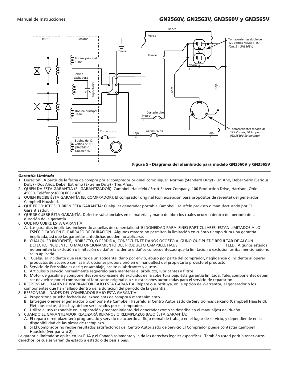 Campbell Hausfeld GN3565V User Manual | Page 16 / 16