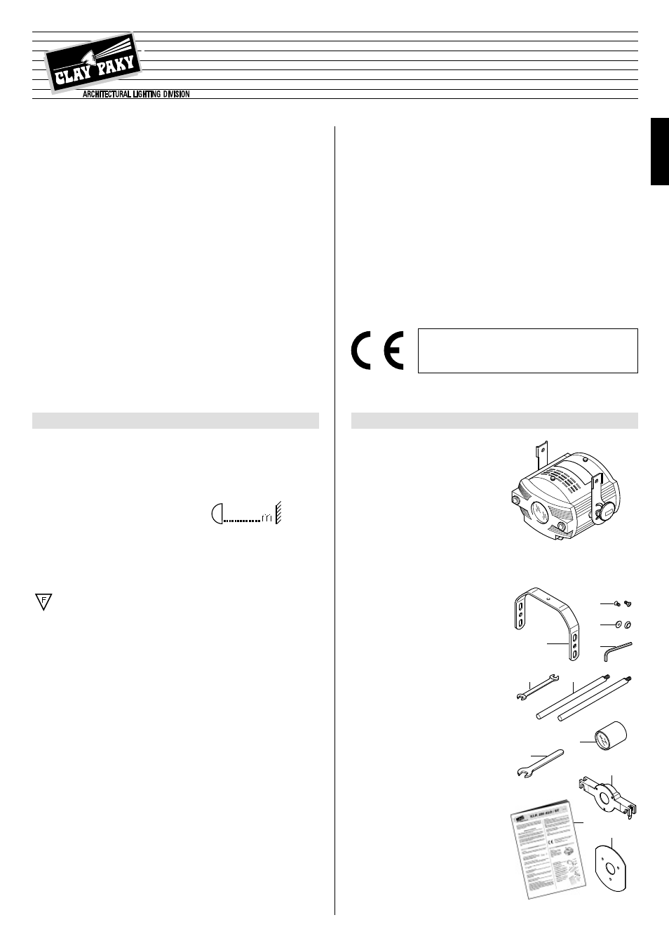 Clay Paky V.I.P. 250 ALO / ST User Manual | 4 pages