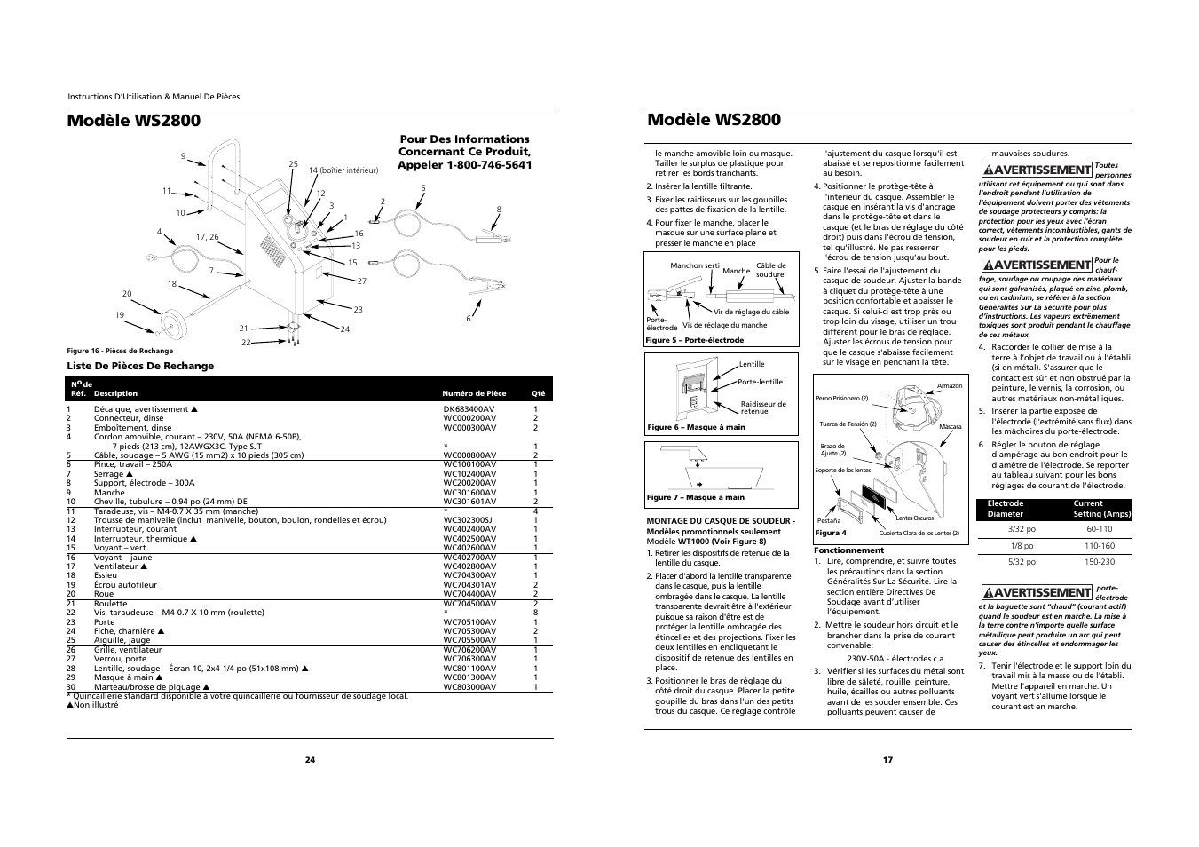 Modèle ws2800 | Campbell Hausfeld WS2800 User Manual | Page 17 / 20