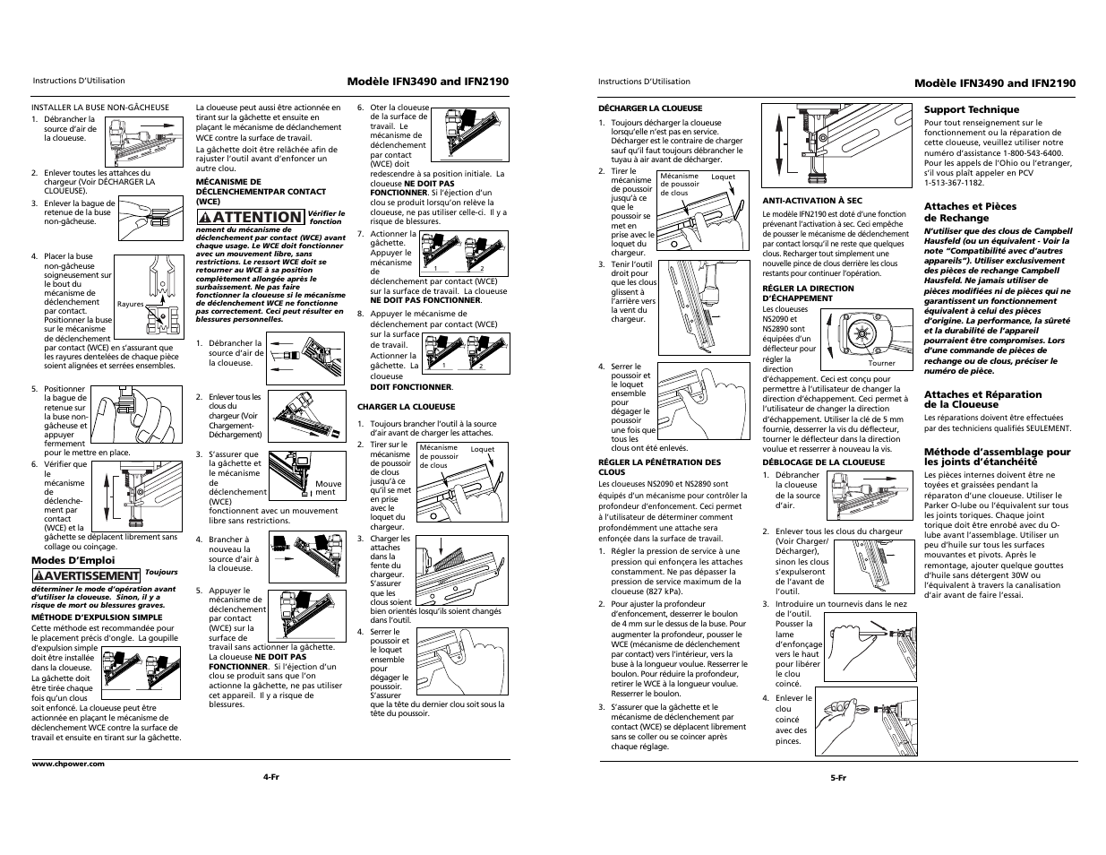 Attention | Campbell Hausfeld IFN3490 User Manual | Page 12 / 12