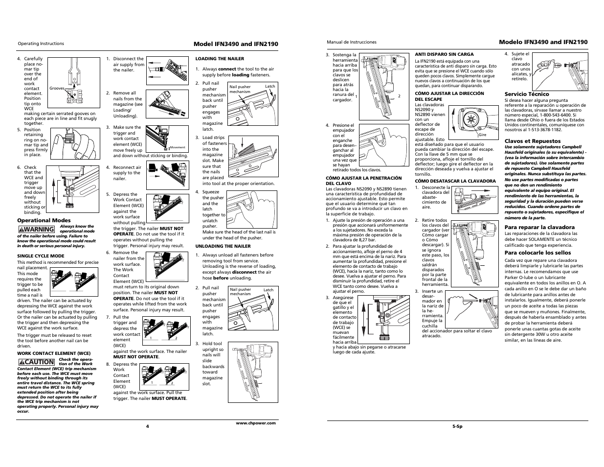 Campbell Hausfeld IFN3490 User Manual | Page 4 / 12