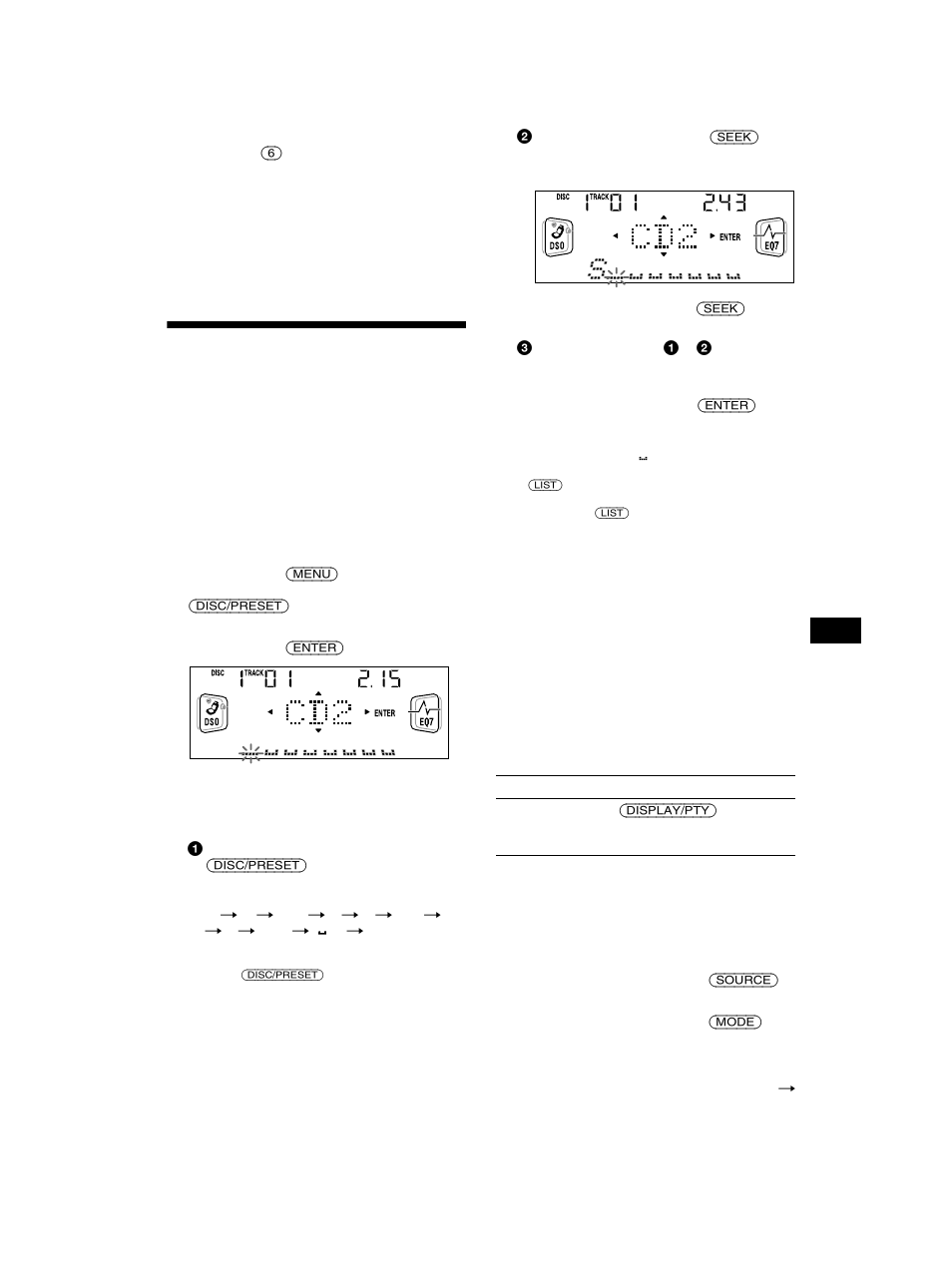 Identificar um cd, Info do disco (disc memo), Huf 11 | Sony CDX-CA750 RU User Manual | Page 109 / 204