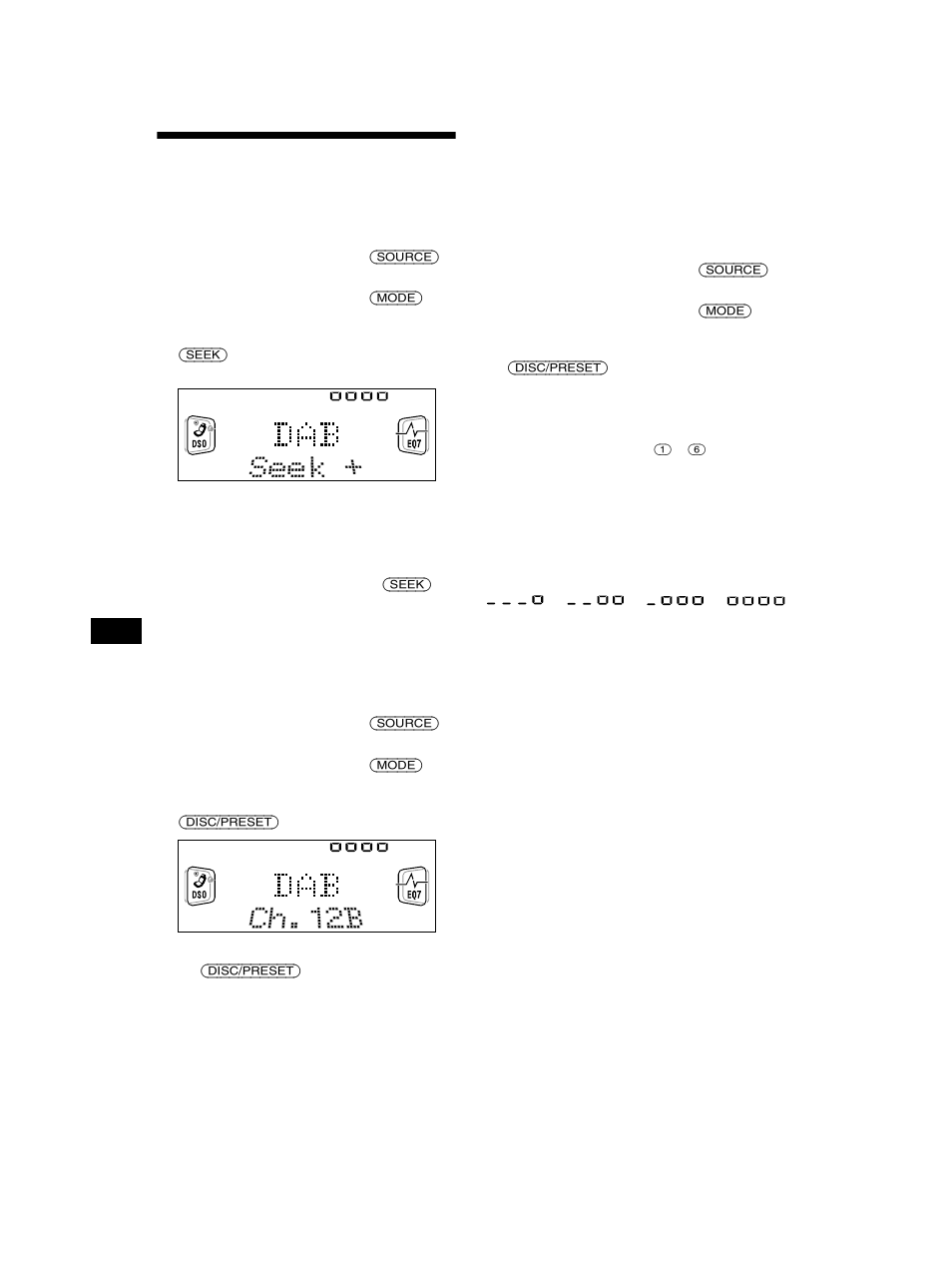 Operações básicas de dab | Sony CDX-CA750 RU User Manual | Page 118 / 204