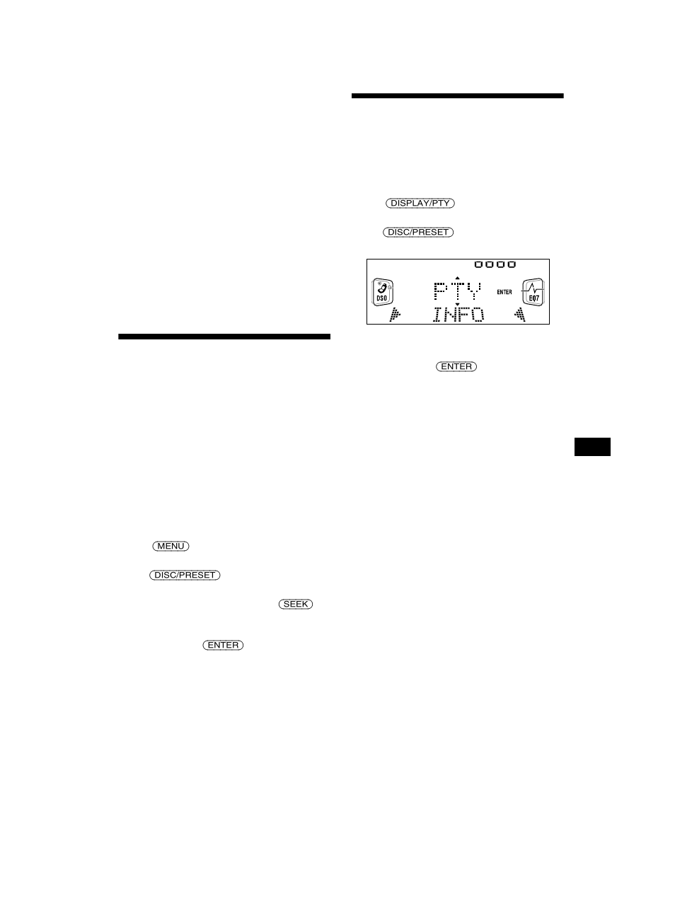 Programa (pty), Ligar o som de canais múltiplos e drc | Sony CDX-CA750 RU User Manual | Page 121 / 204