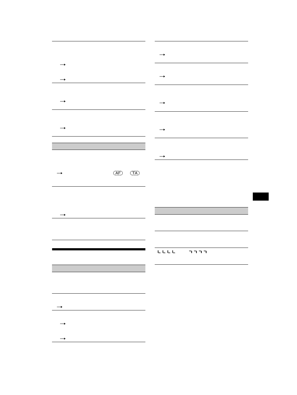 Visores/mensagens de erro | Sony CDX-CA750 RU User Manual | Page 131 / 204