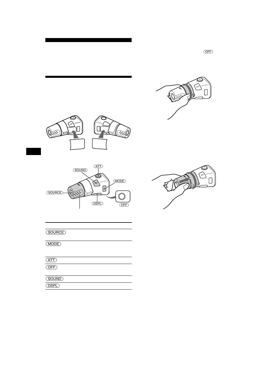 Other functions, Using the rotary commander | Sony CDX-CA750 RU User Manual | Page 24 / 204