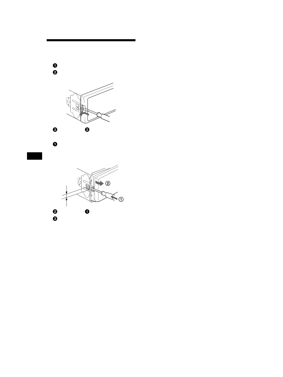 Removing the unit | Sony CDX-CA750 RU User Manual | Page 30 / 204