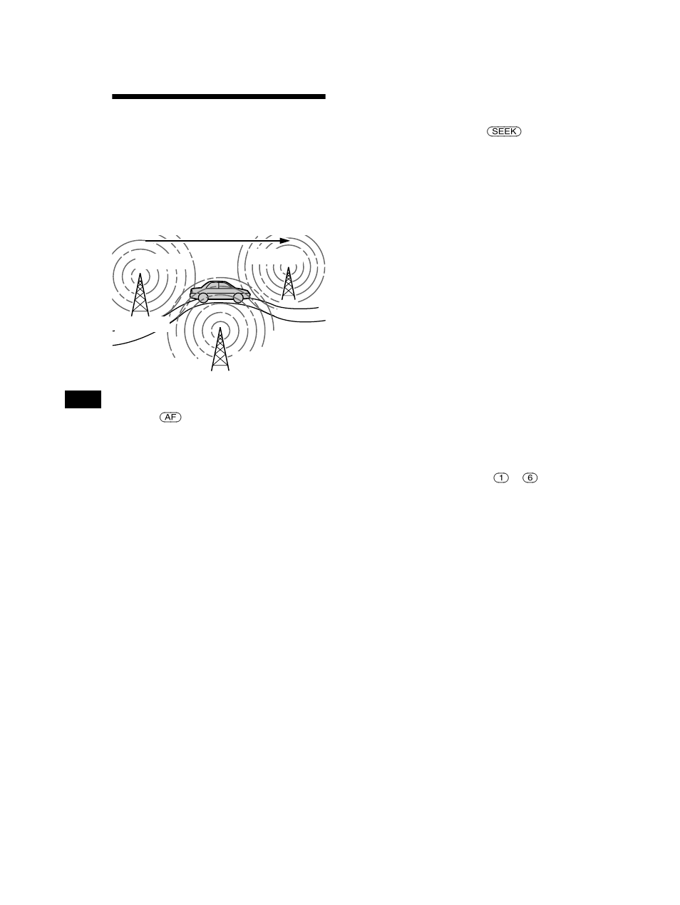 Resintonización automática para mejorar la, Recepción — función af, N af 16 | Sony CDX-CA750 RU User Manual | Page 48 / 204