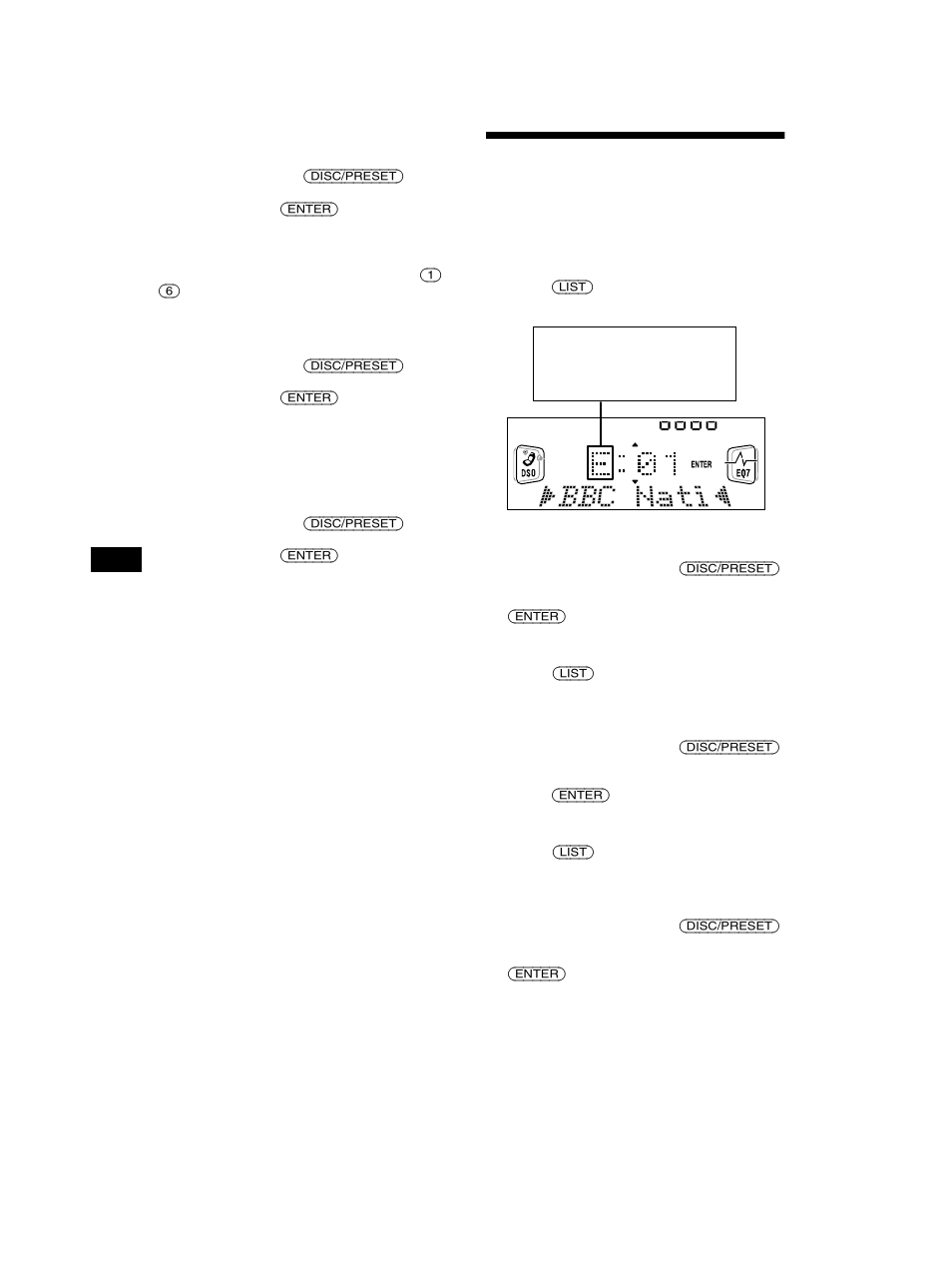 Sintonización de programas dab mediante, Una lista, Sintonización de programas dab mediante una lista | Sony CDX-CA750 RU User Manual | Page 54 / 204