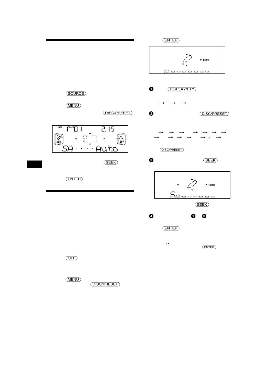 Indicaciones, Selección del analizador de espectros | Sony CDX-CA750 RU User Manual | Page 60 / 204