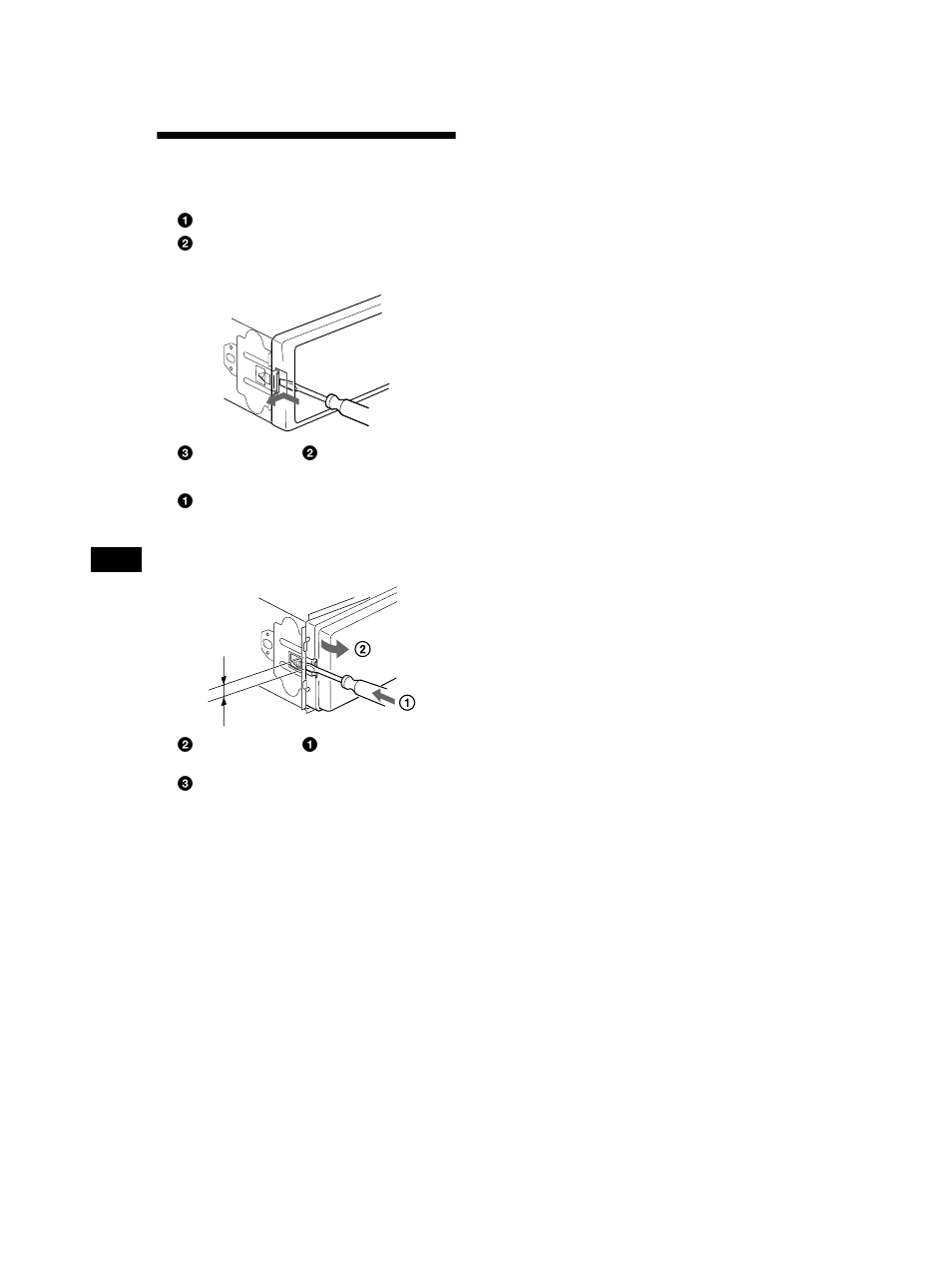 Extracción de la unidad | Sony CDX-CA750 RU User Manual | Page 62 / 204