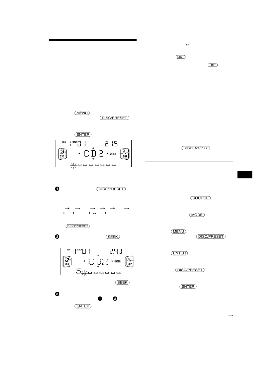 Namnge en cd, Disc memo | Sony CDX-CA750 RU User Manual | Page 77 / 204