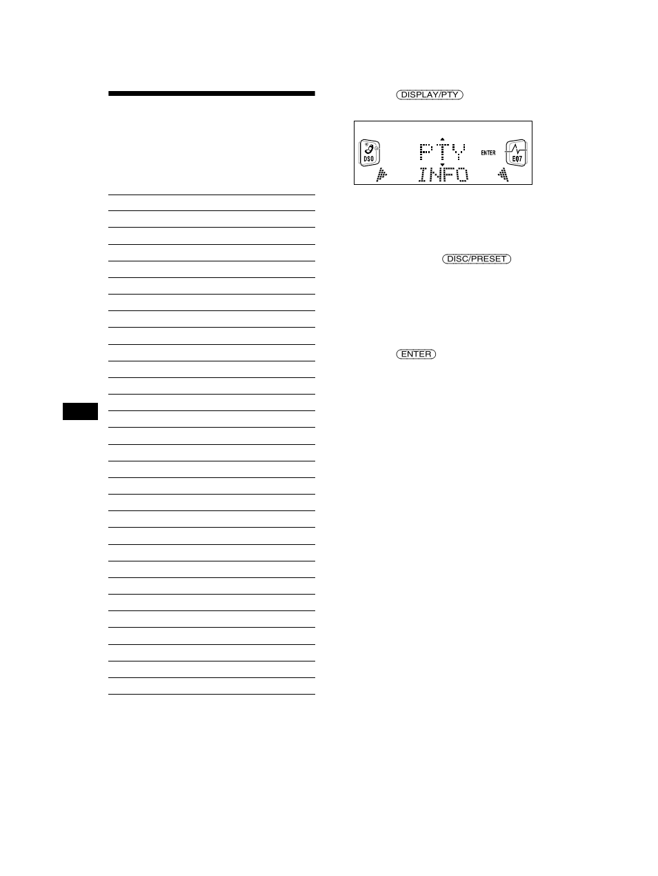 Ta in stationer efter programtyp, Sid. 18 | Sony CDX-CA750 RU User Manual | Page 84 / 204