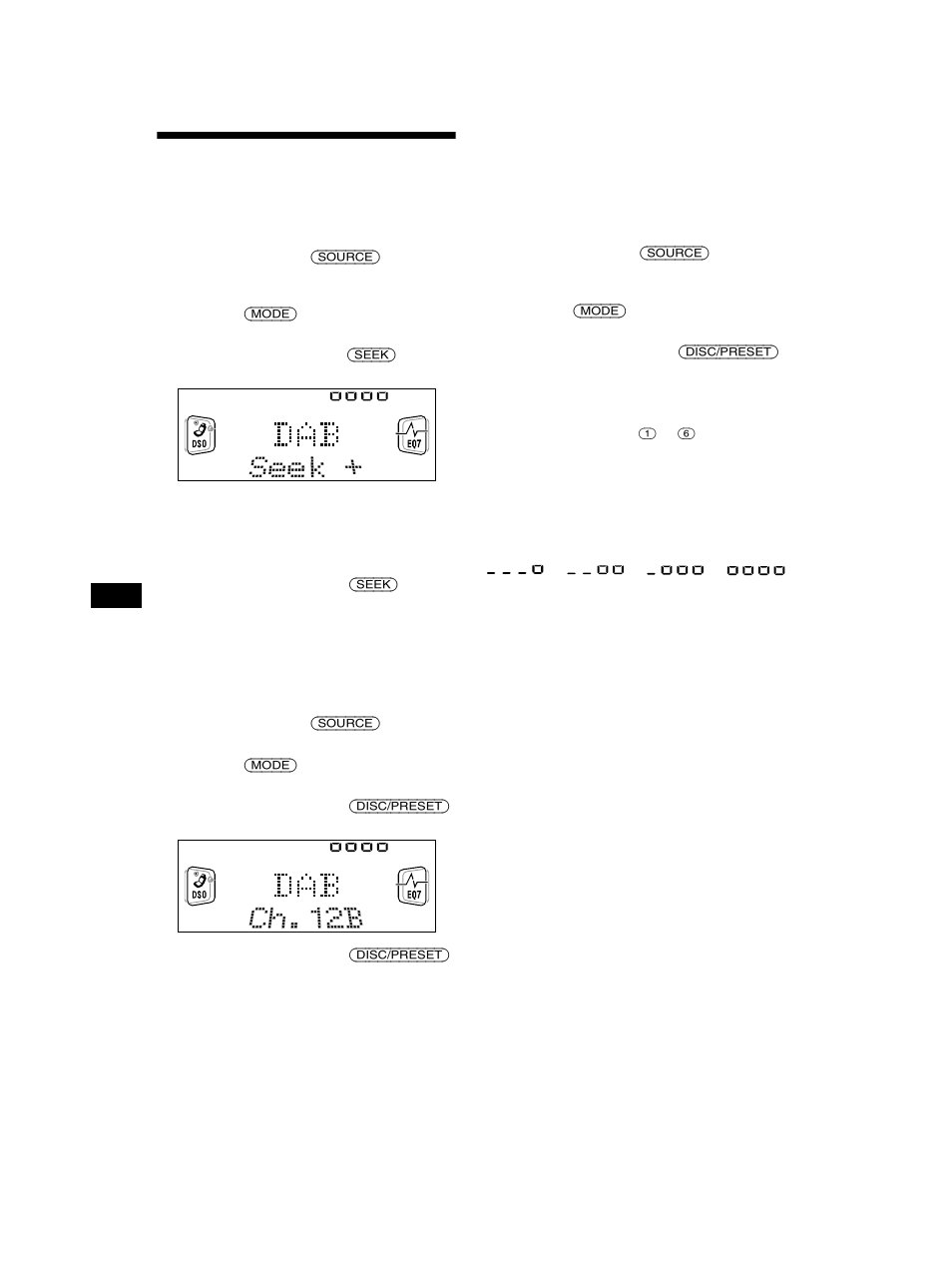 Dab-grundfunktioner | Sony CDX-CA750 RU User Manual | Page 86 / 204