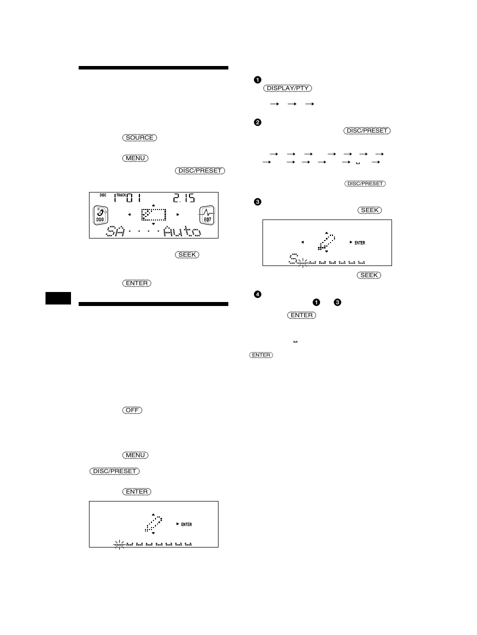 Välja spectrum analyzer, Sid. 28) | Sony CDX-CA750 RU User Manual | Page 94 / 204