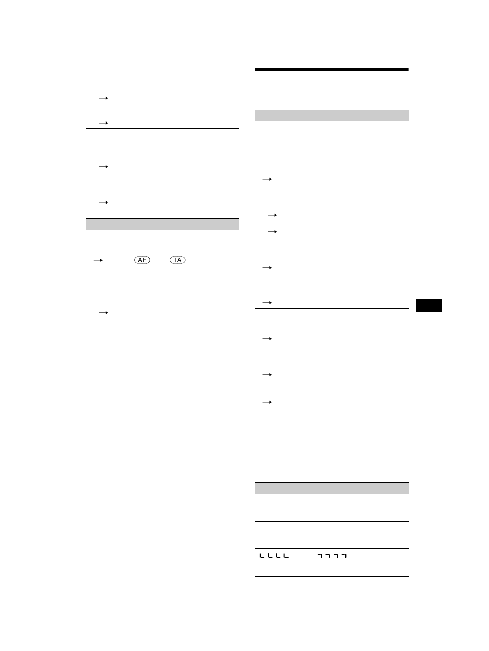 Felindikationer/felmeddelanden, Felindikationer/ felmeddelanden | Sony CDX-CA750 RU User Manual | Page 99 / 204