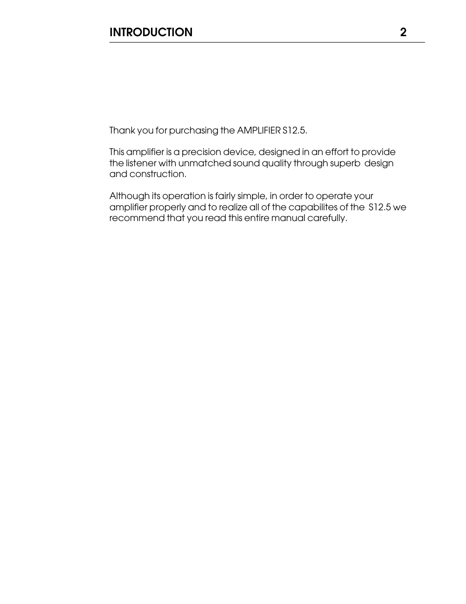 S55 p2.pdf | Coda Stereo Amplifier S12.5 User Manual | Page 3 / 16
