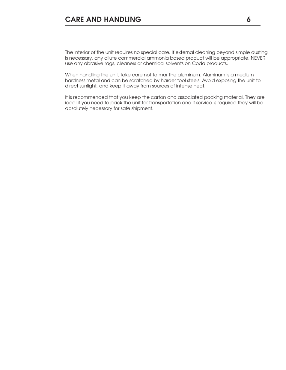Coda CSiB Integrated Amplifier User Manual | Page 7 / 12