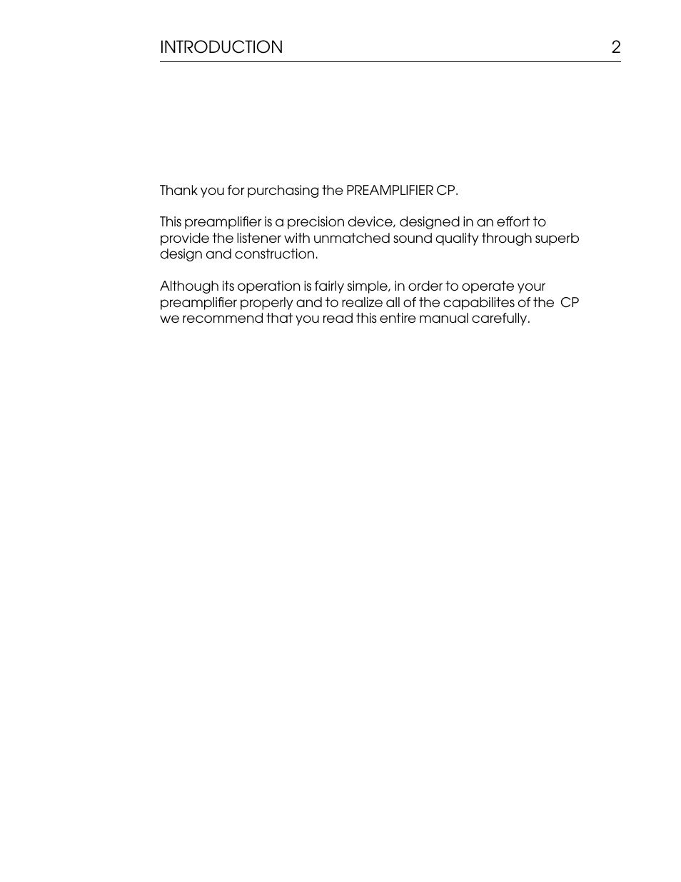 2 title.ai | Coda CP Phono and Line Preamplifier User Manual | Page 3 / 11