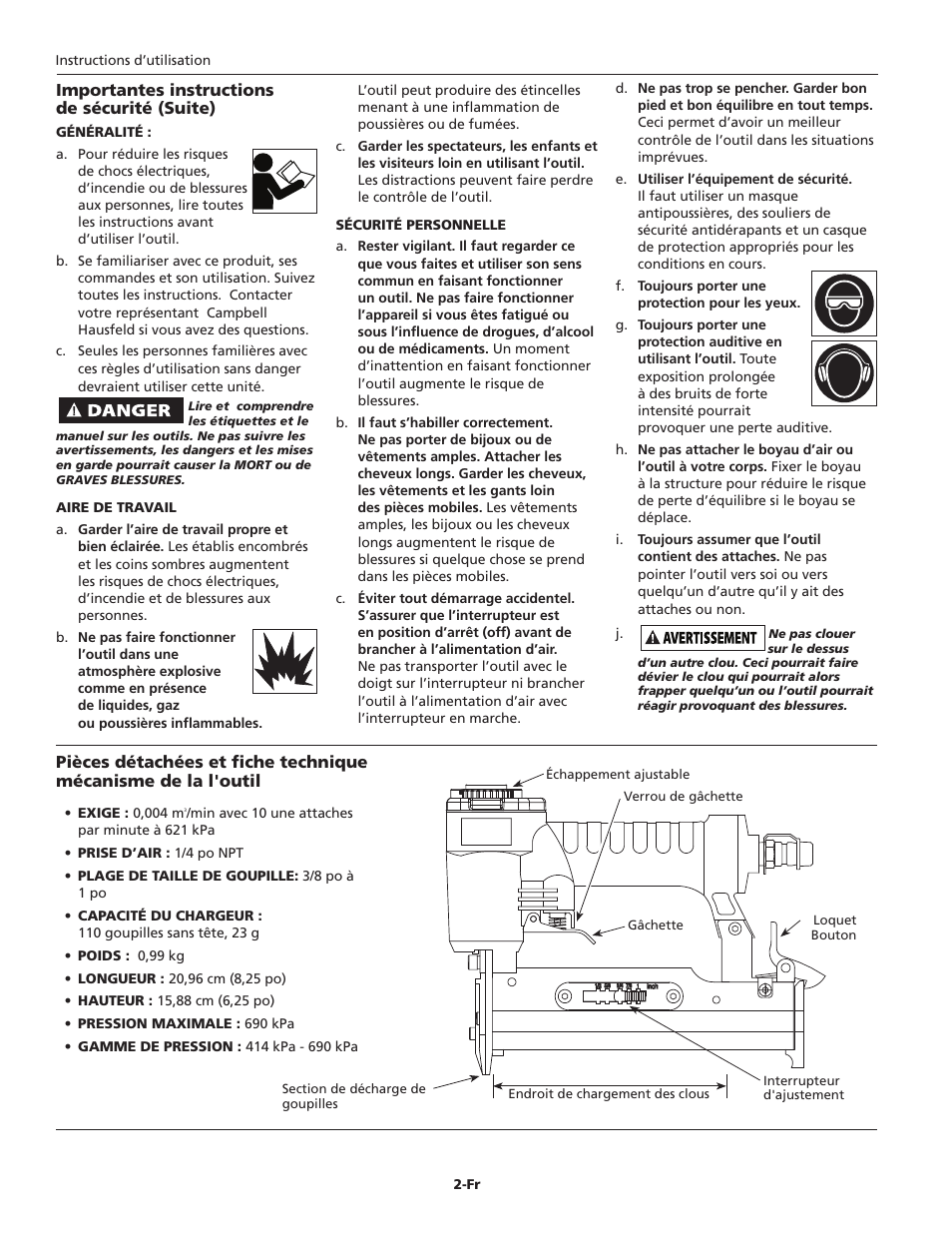 Campbell Hausfeld CHN10510 User Manual | Page 10 / 24