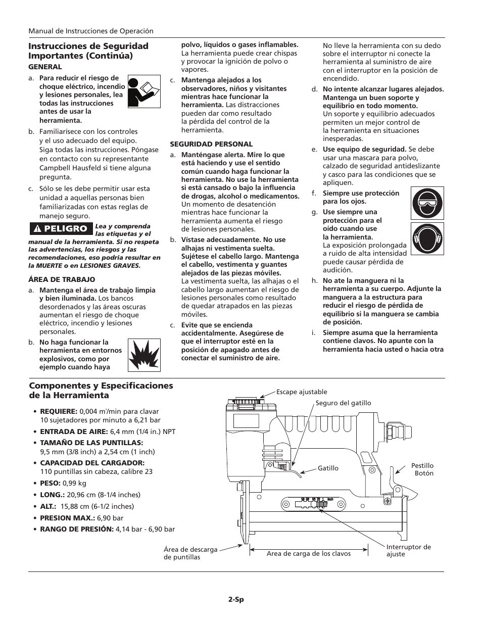 Campbell Hausfeld CHN10510 User Manual | Page 18 / 24