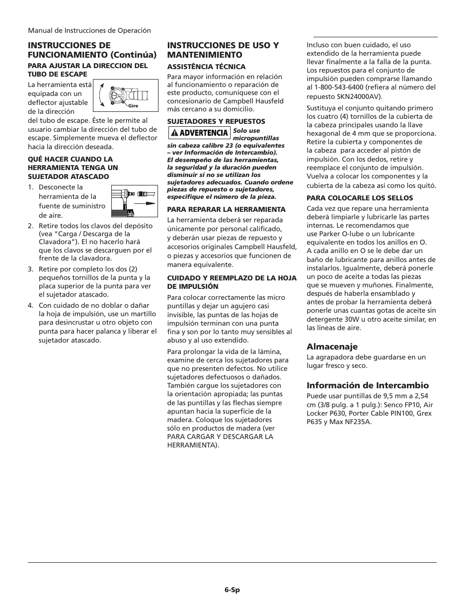 Campbell Hausfeld CHN10510 User Manual | Page 22 / 24