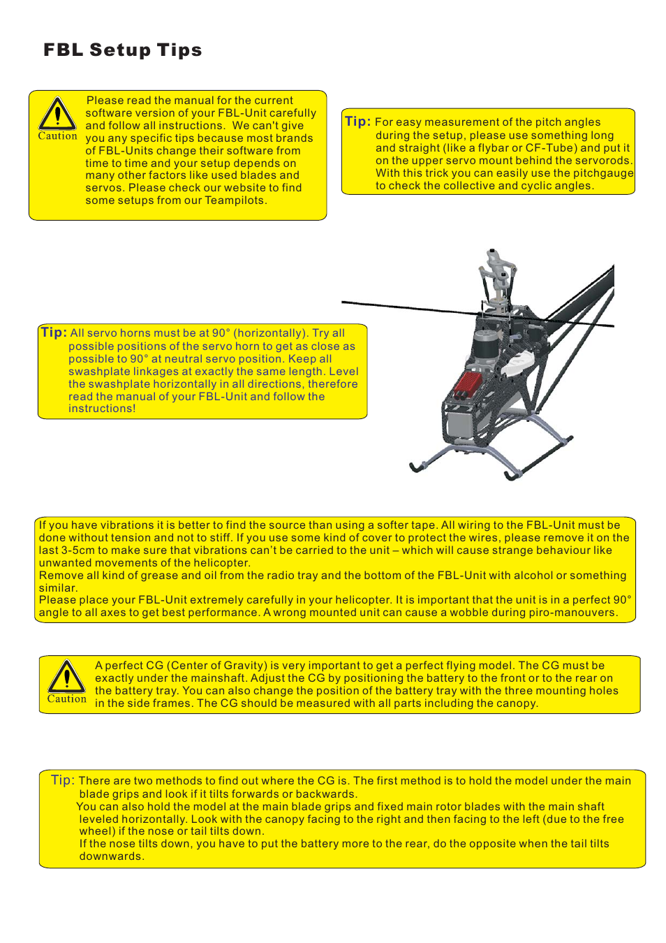 Fbl setup tips | Compass Atom 7HV Ultimate User Manual | Page 19 / 36