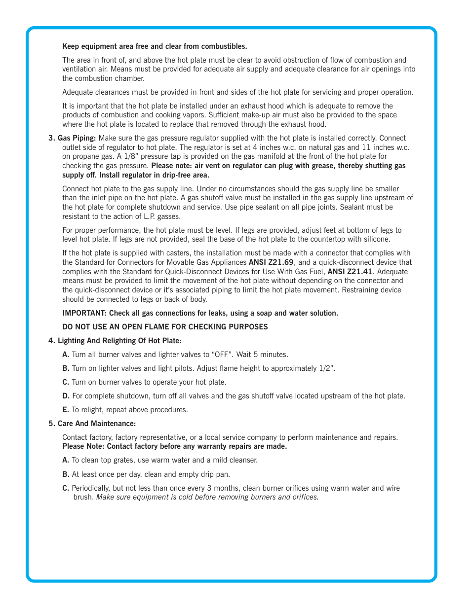 Connerton CHP Series User Manual | Page 2 / 4