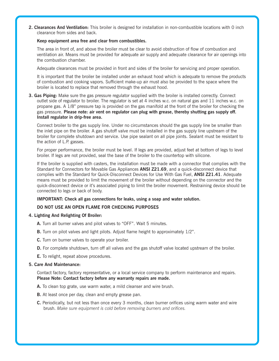Connerton RLRB Series User Manual | Page 2 / 4