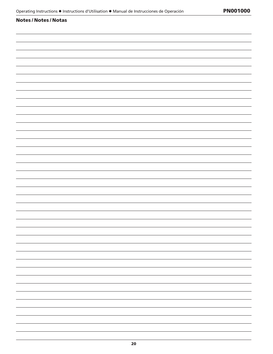 Campbell Hausfeld IN730800AV User Manual | Page 20 / 20