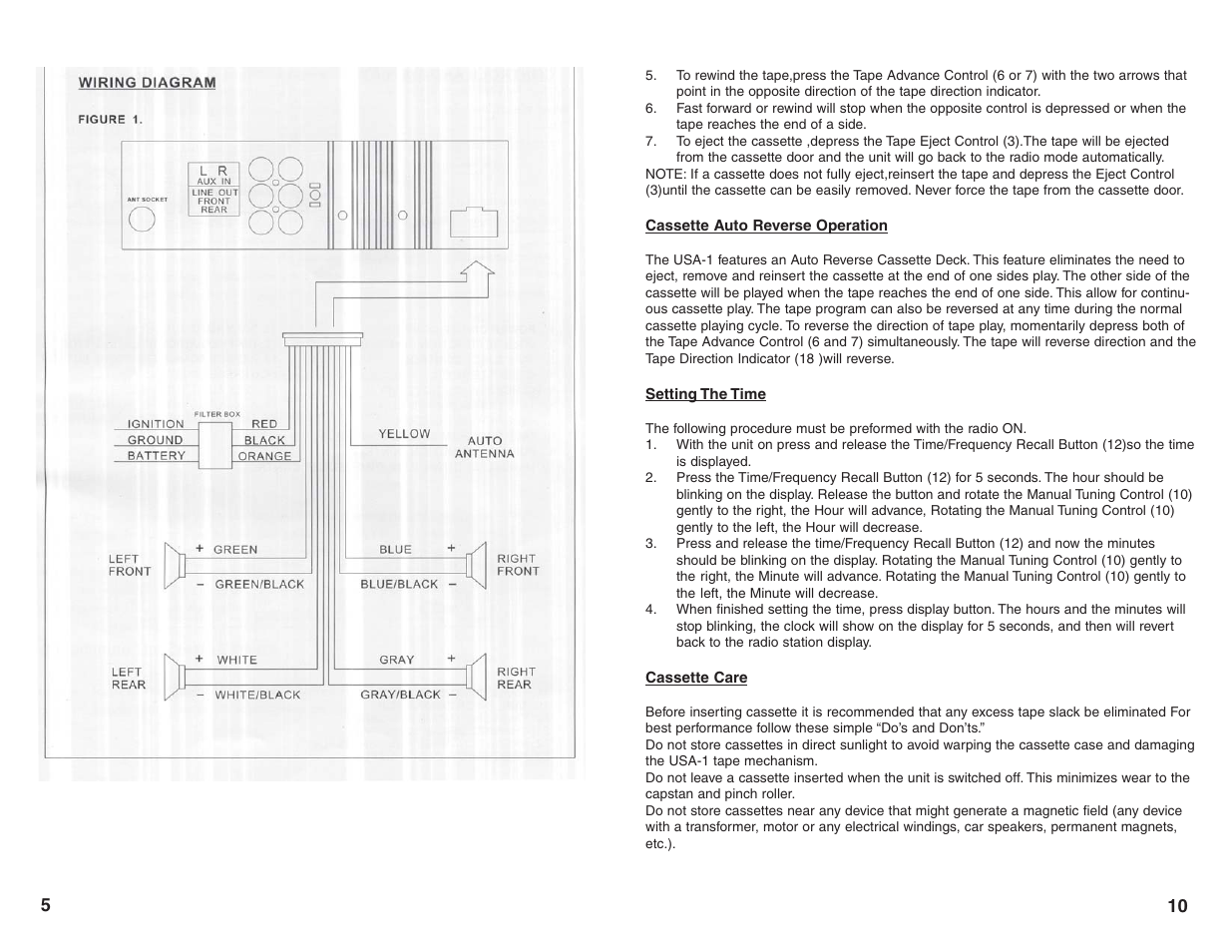 Custom Autosound USA-1 User Manual | Page 6 / 8