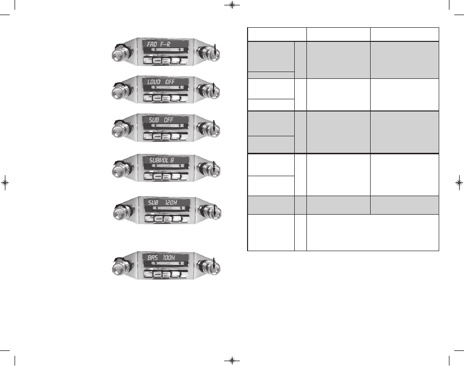 Custom Autosound Slidebar Series Radios User Manual | Page 9 / 10