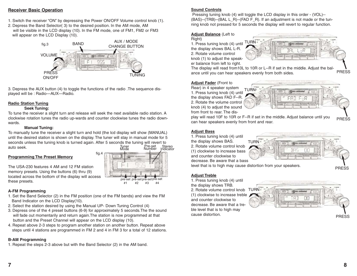 Custom Autosound USA-230 User Manual | Page 8 / 8