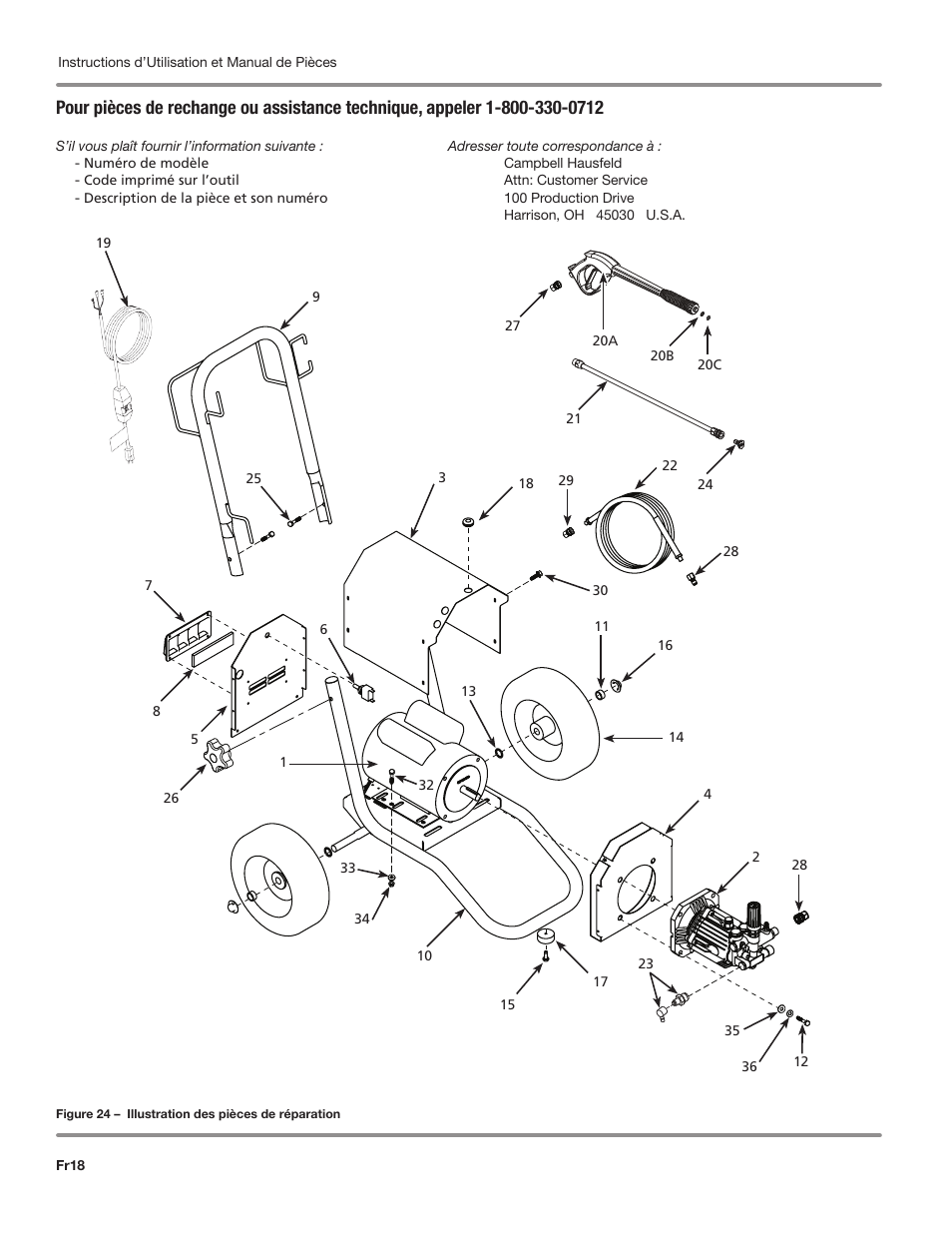 Campbell Hausfeld IN469800AV User Manual | Page 38 / 60