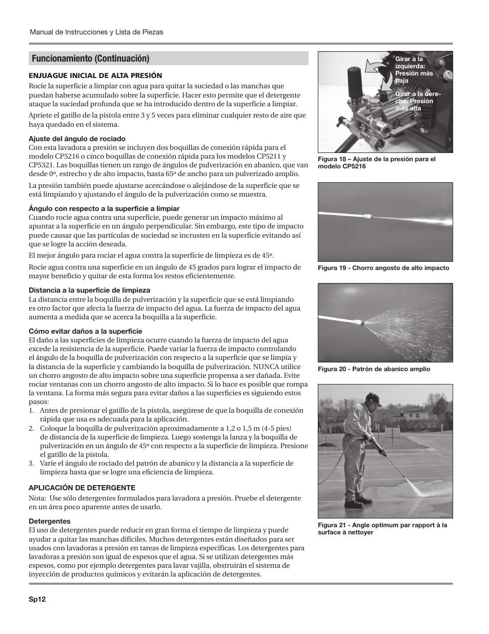 Funcionamiento (continuación) | Campbell Hausfeld IN469800AV User Manual | Page 52 / 60