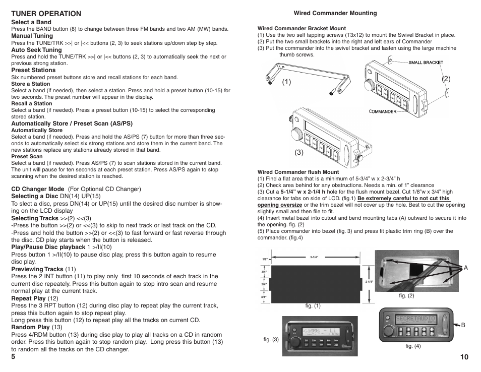 Custom Autosound Secretaudio SST User Manual | Page 6 / 8