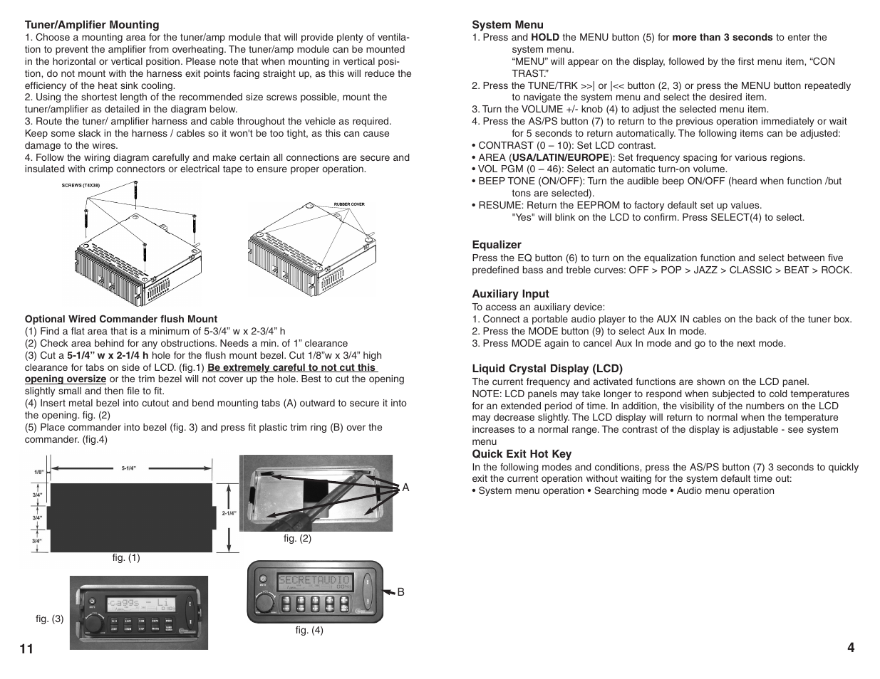 Custom Autosound Secretaudio SRMS User Manual | Page 5 / 8