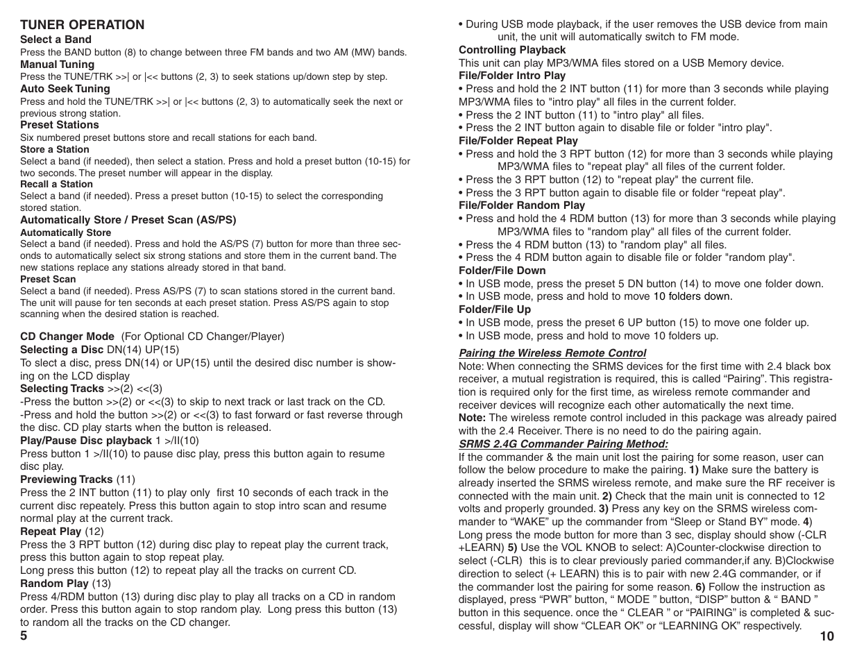 Custom Autosound Secretaudio SRMS User Manual | Page 6 / 8